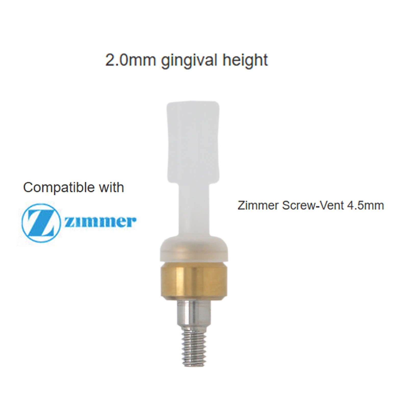 1Pcs Implant Removable Locat0r Abutment Diameter Ø3.5mm/4.5mm,For Zimmer MIS