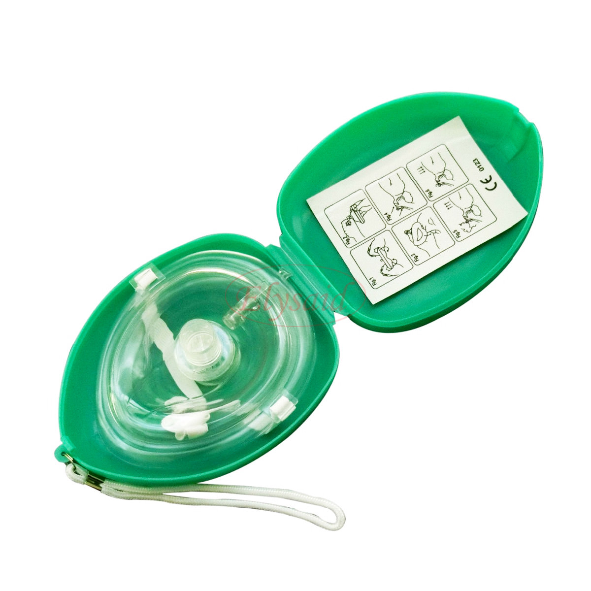 1 pcs CPR Masks First Aid Traning Bigger CPR Face Shield One Way Valve