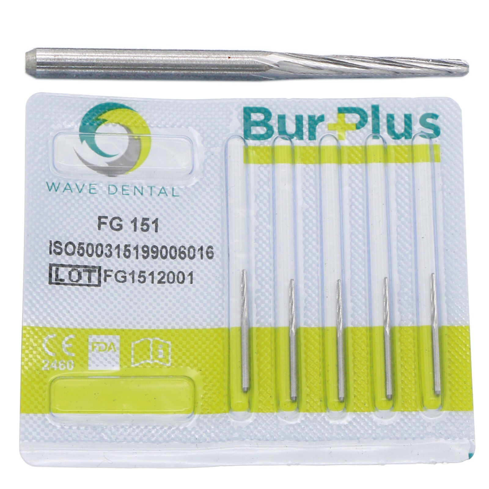 Wave Dental Surgical FG Burs 25mm Carbide Bur Friction Grip Round For High Speed