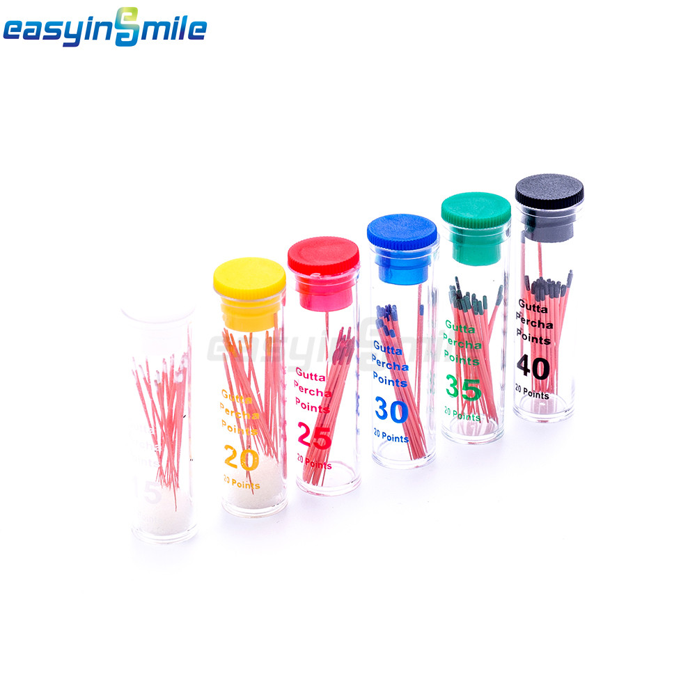 Gutta Percha Points for Dental Root Canal Endodontic Treatment .02/.04/.06 Taper