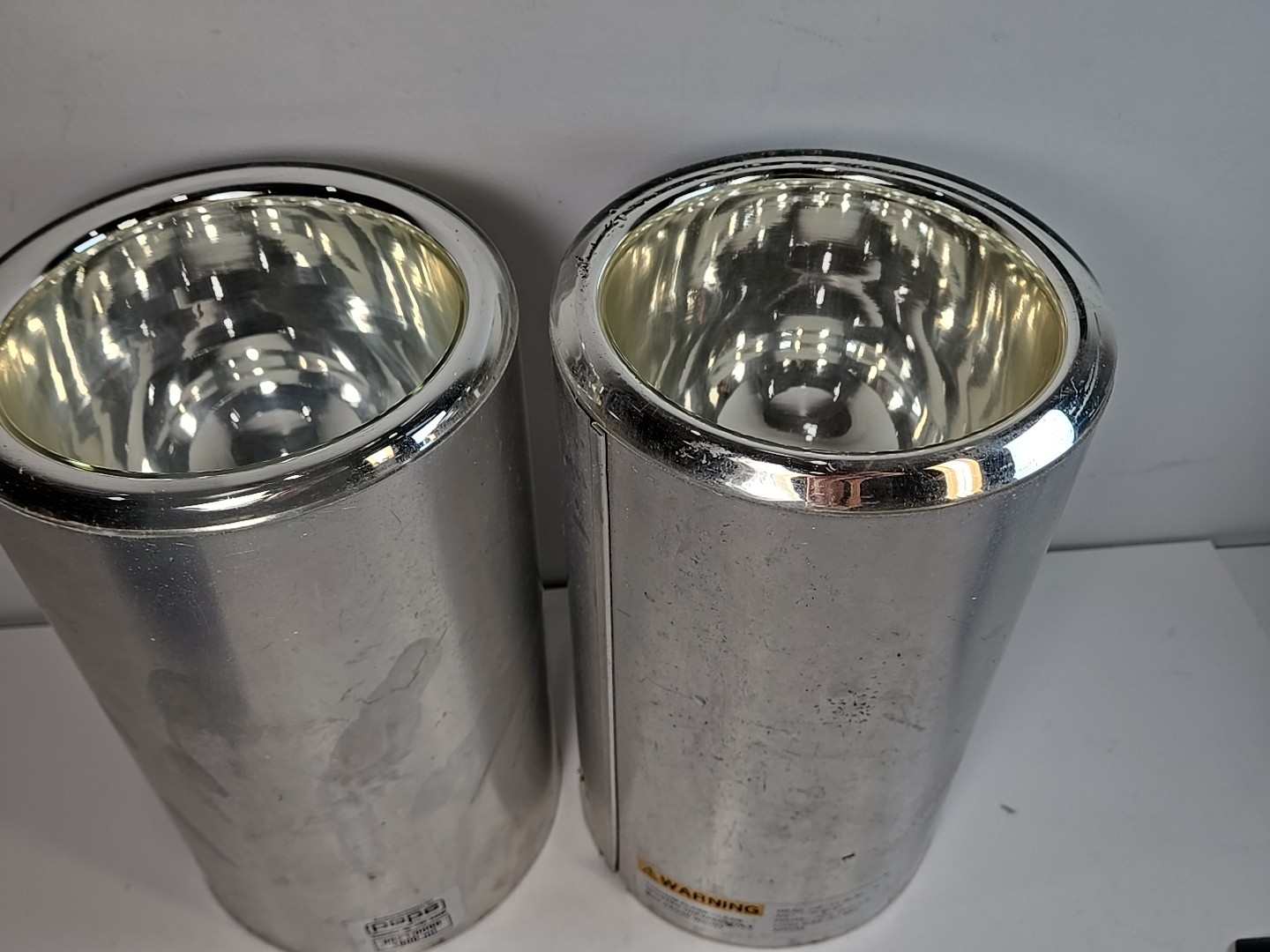 POPE 1900mL 120mm ID 190mm Depth Cylindrical Glass Aluminum Dewar Flask 86210099