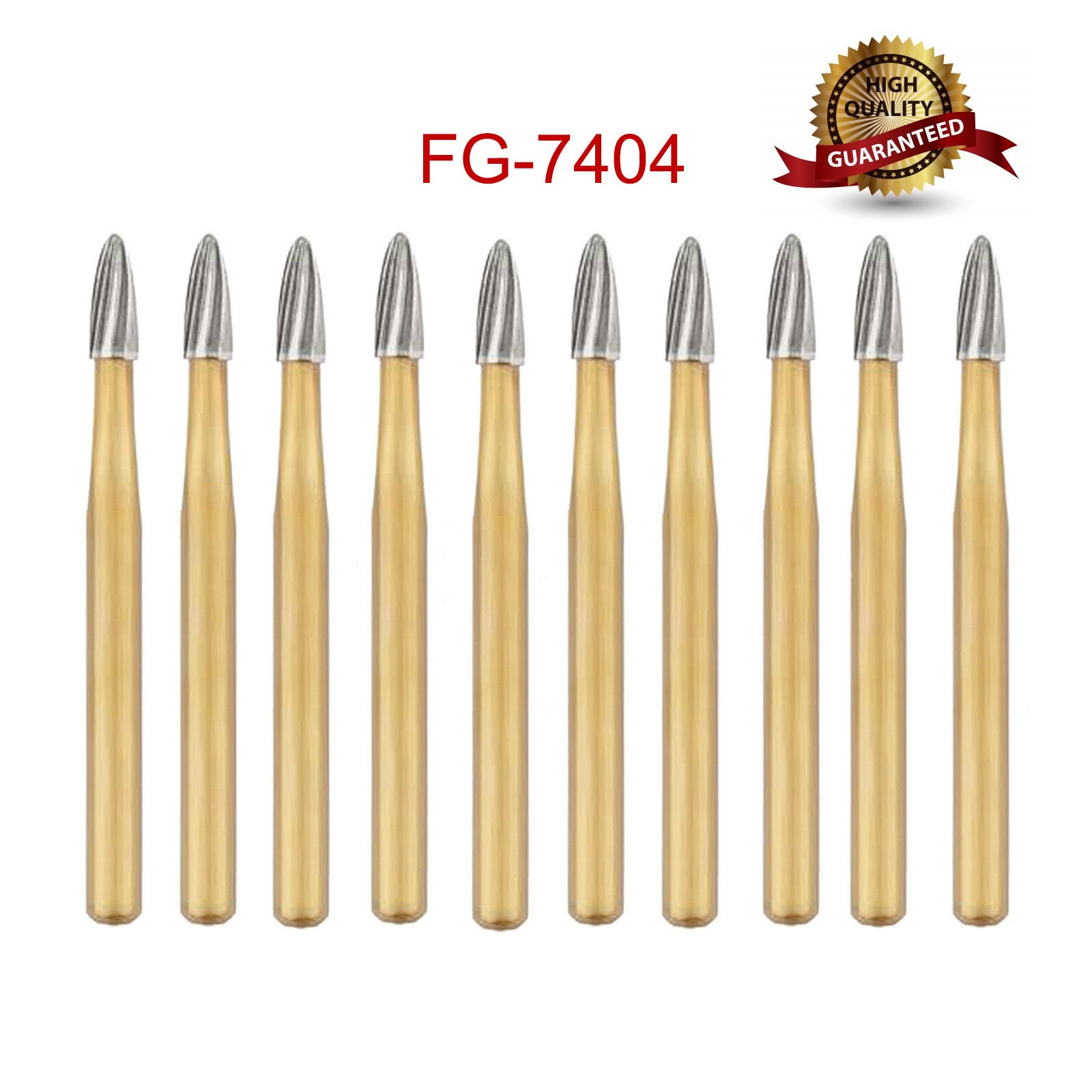 Dental Tungsten Carbide Burs Trimming & Finishing Egg Football FG 7404 7406 7408