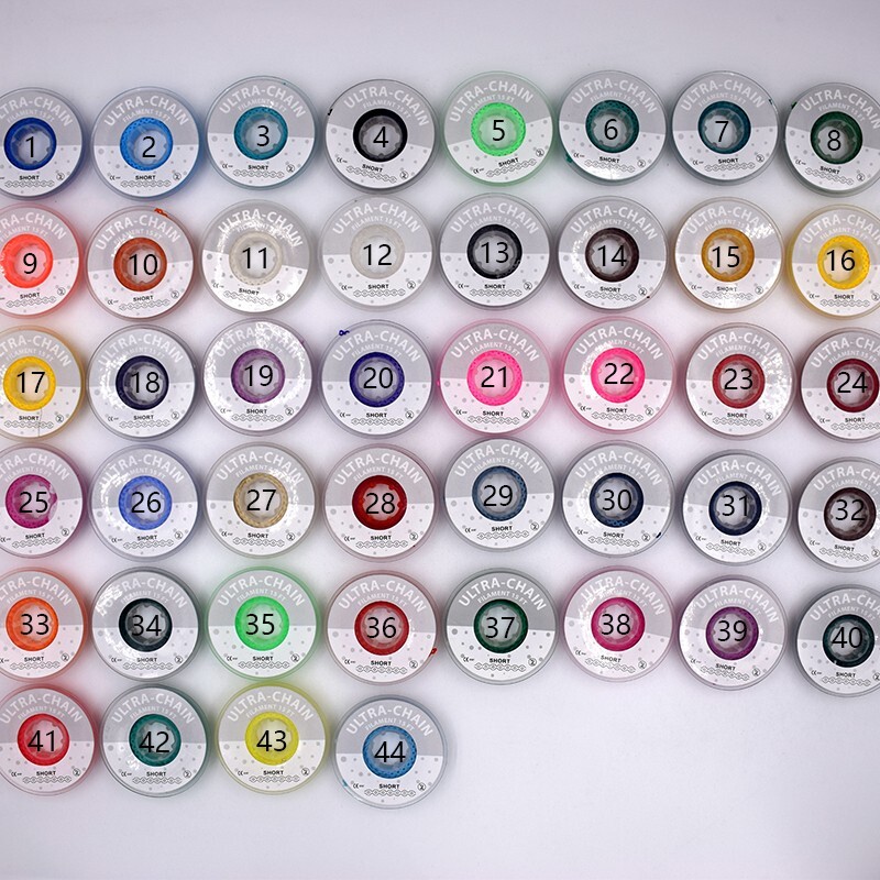 1 Pc Orthodontic Dental Chain Rubber Braces Bands Long/Short/Continuous 44Colors
