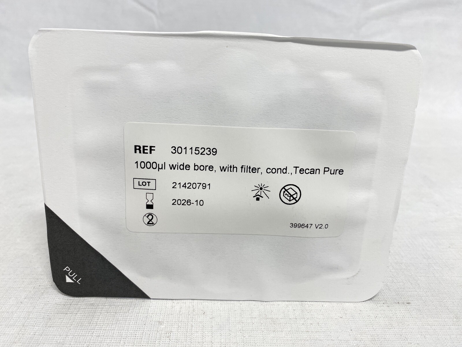 (960) TECAN 1000uL Pure Filtered Conductive Hanging Pipette Tips Wide-Bore 10×96