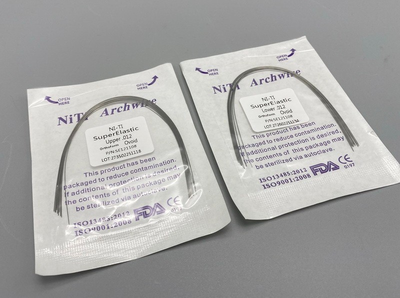 Dental Ortho Teeth Braces Bracket Archwires Super Elastic Ni-Ti Arch Wires Ovoid