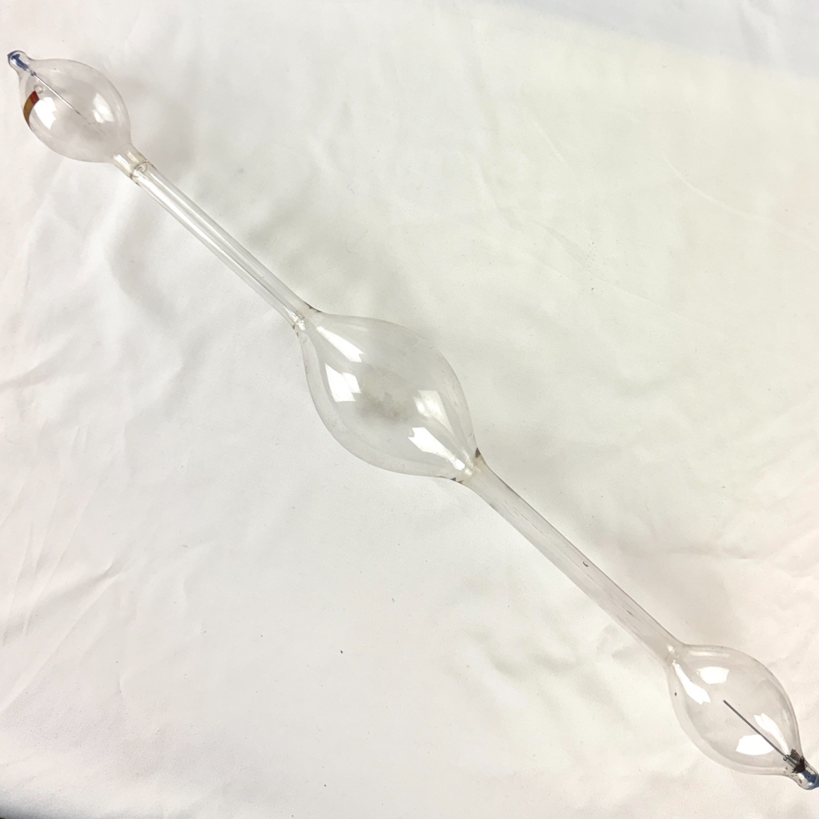 Vintage 1950s Pyrex Lab Glass 22in Long 3 Bulbs Brooklyn School Laboratory