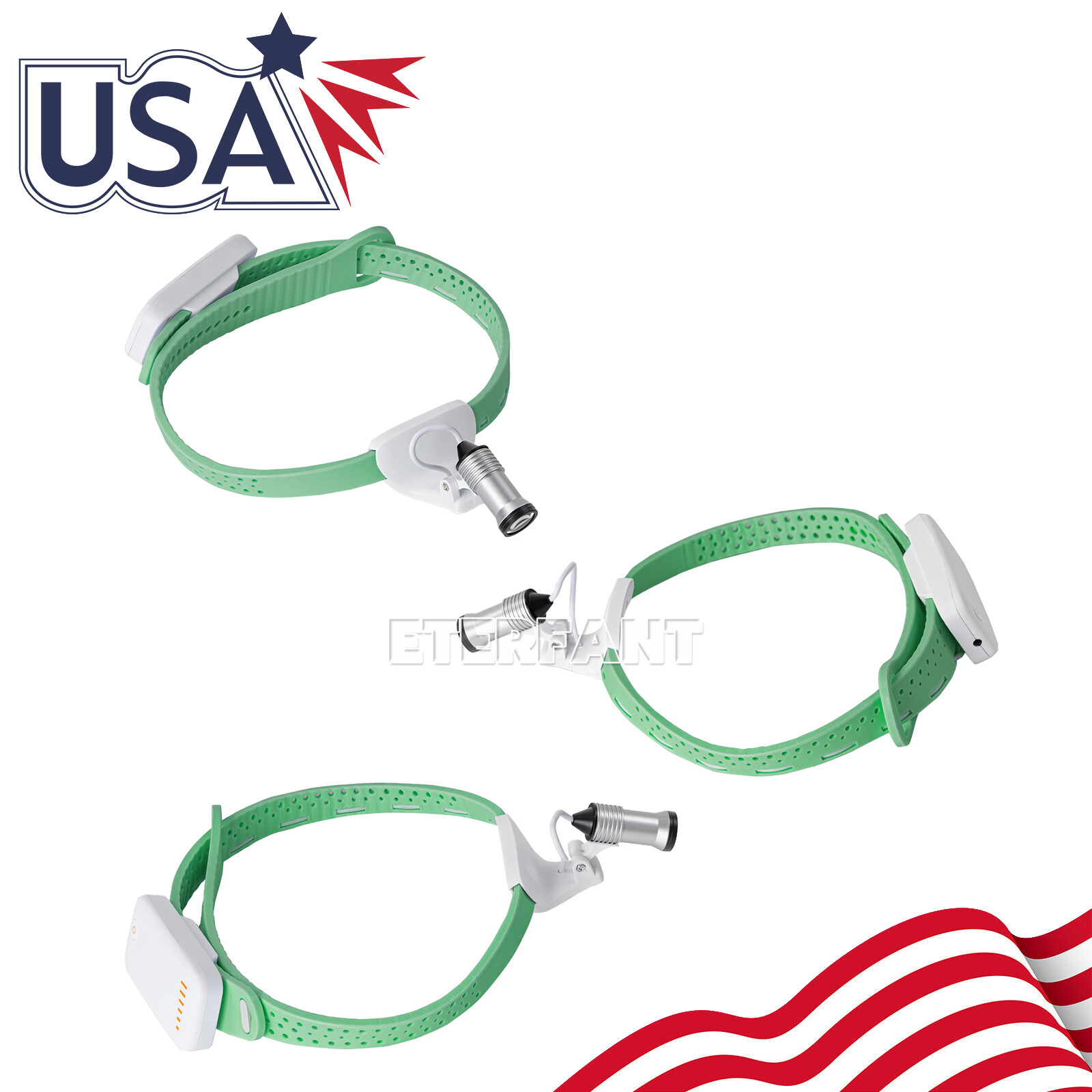 ETERFANT Dental Lightweight Silicone Headlight Lamp Surgery Medical 5W LED