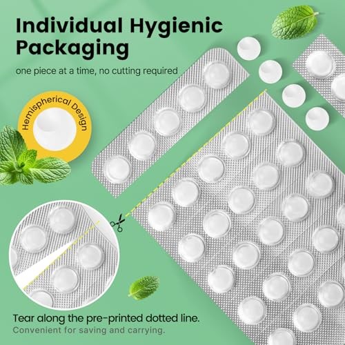 Orthodontic Braces Wax 240 Dots Individually Wrapped Mint Dental Wax