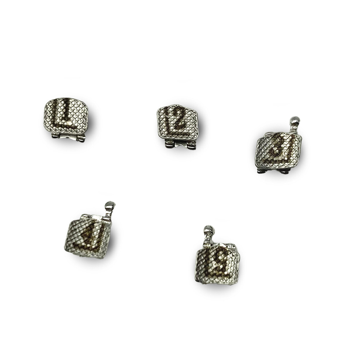 Orthodontic Metal Self-Ligating Brackets Dental MIM Braces ROTH/MBT .022 345Hook