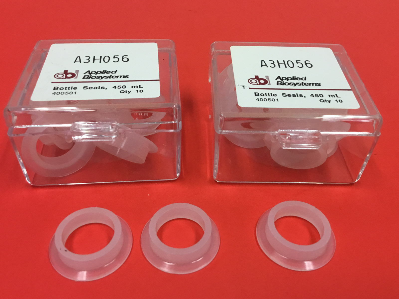 Applied Biosystems – P/N: A3H056 – Bottle Seals, 450 mL – Qty (20) – NEW