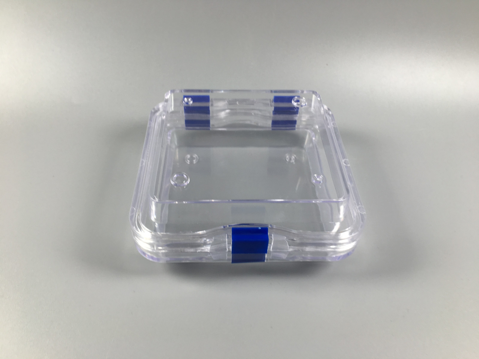 Denture False Inlay Teeth Membrane Case Hinged Display Jewelry Box Fragile Optic