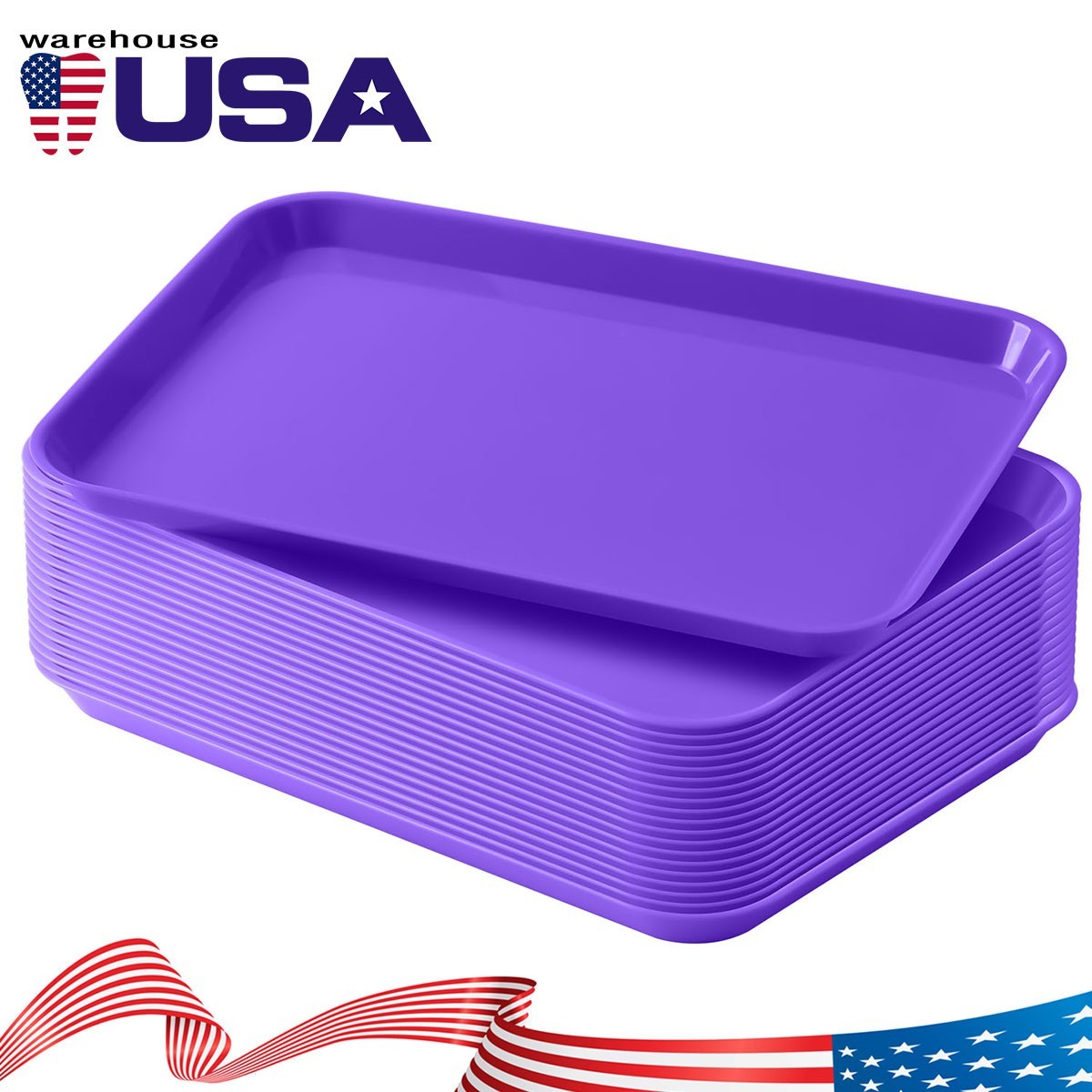 6Colors Dental Flat Set-Up Tray Autoclavable Instrument Procedure Trays