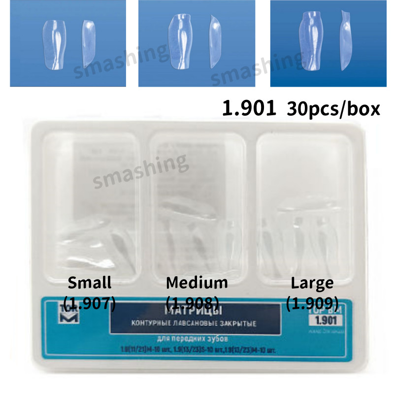 Dental Clear Matrix Anterior Matrices Bow BT Fits Bioclear Mixed Sizes 1.901