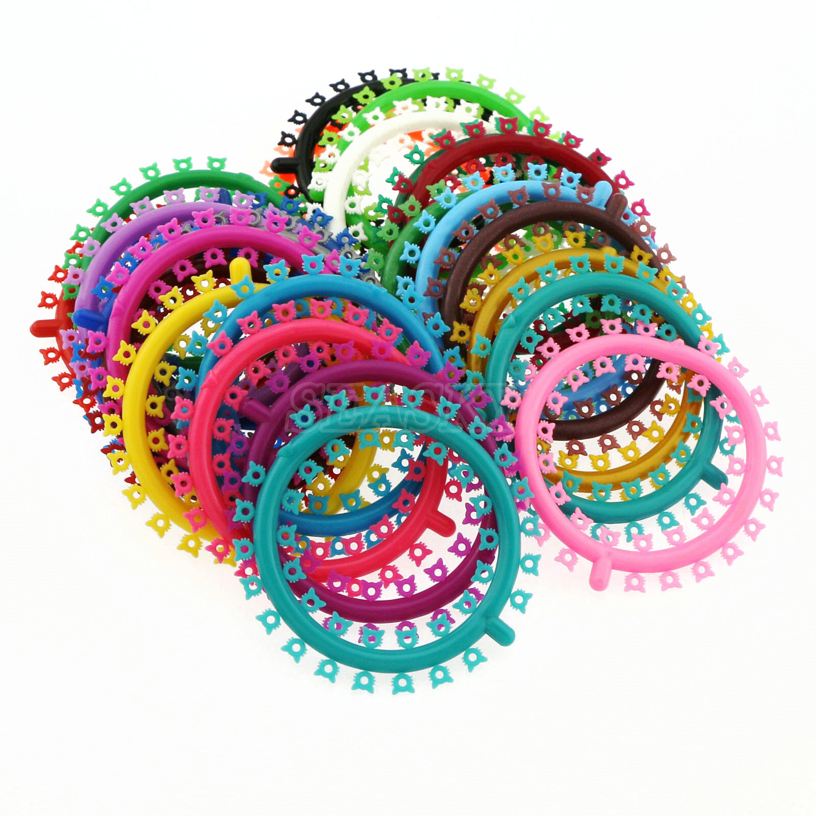 1000 Pcs/pack Orthodontic Elastic Rubber Multi-Color cat Design Ligature Ties