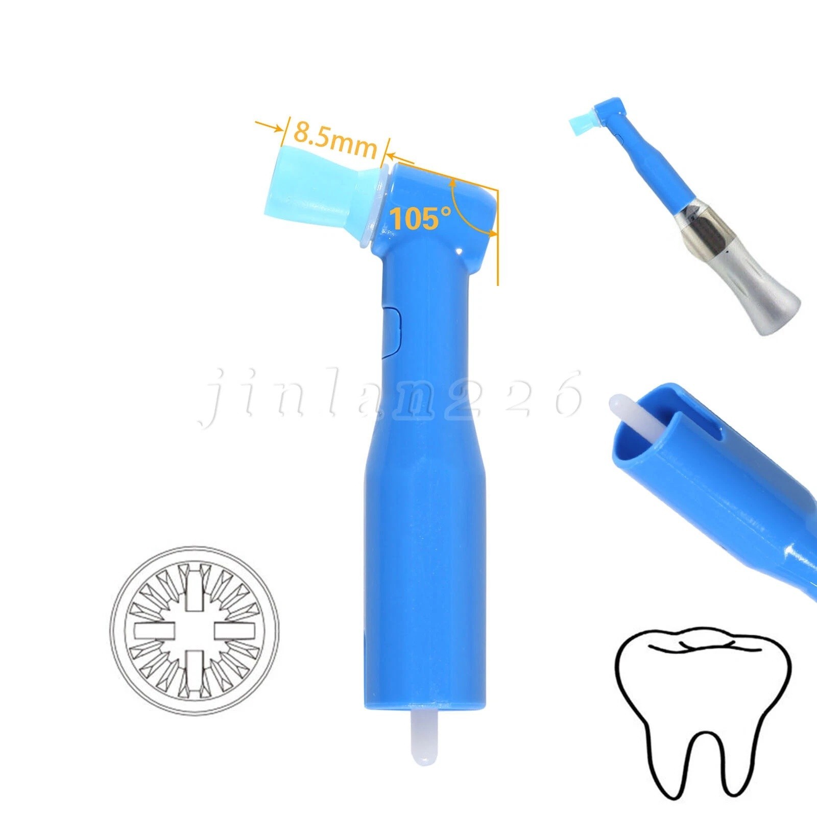 Prophy Angles Firm Cups 100 500/pk Top Quality Dental Disposable Prophy Angle US