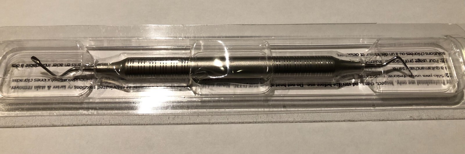 US Elite Gingival Cord Packer Double End #B1 Serrated Firm-Grip Hollow Handle