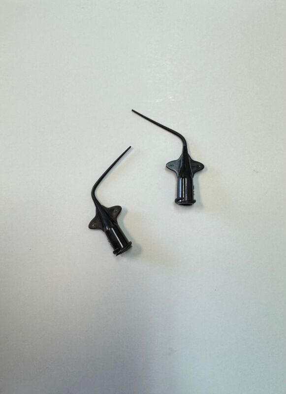 RMH3 Full Plastic Dental Disposable Endo Pre-Bent Needle Tips Black 25/pk