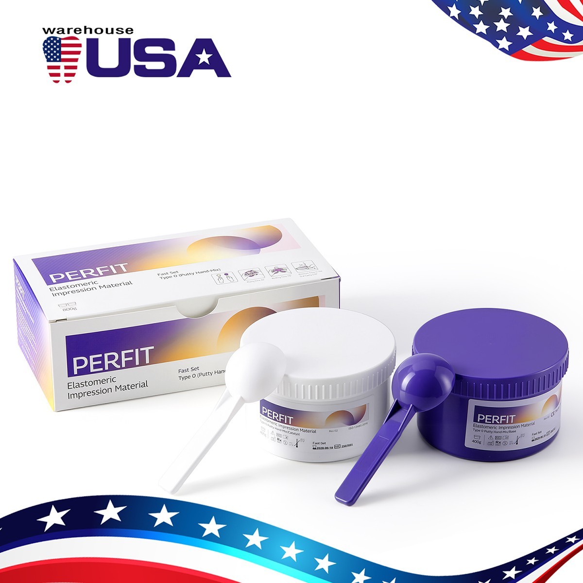 Dental Silicone Elastomeric Impression Material Heavy/Light Body Normal/Fast