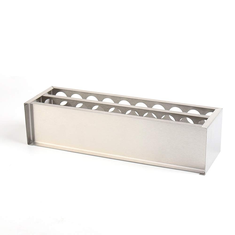 Maccx Tube Rack, Stainless Steel Material, 20Holes(2×10), Suitable for Tubes of