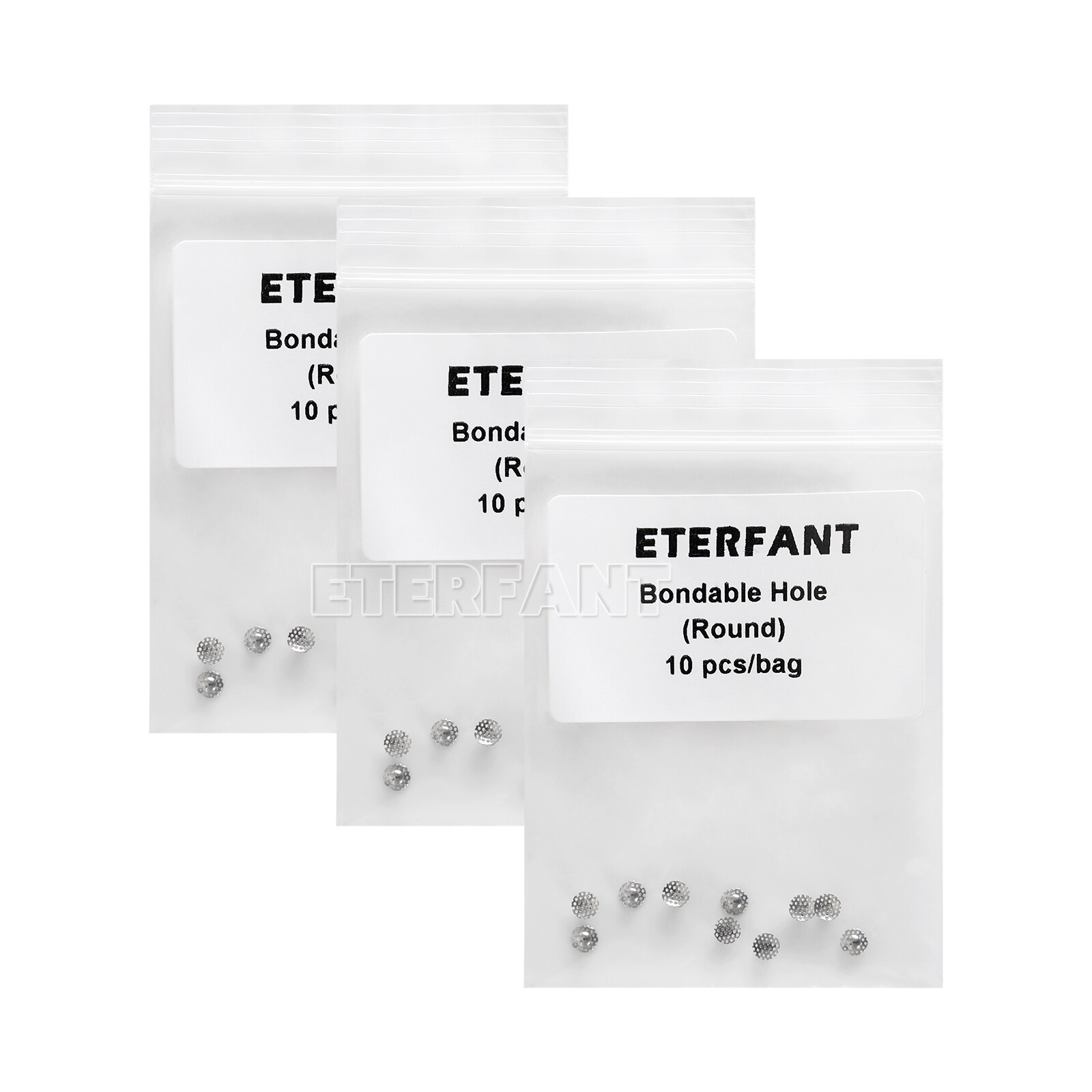 ETERFANT Dental Ortho Lingual Buttons Round/Rectangular/Button Chains Bondable
