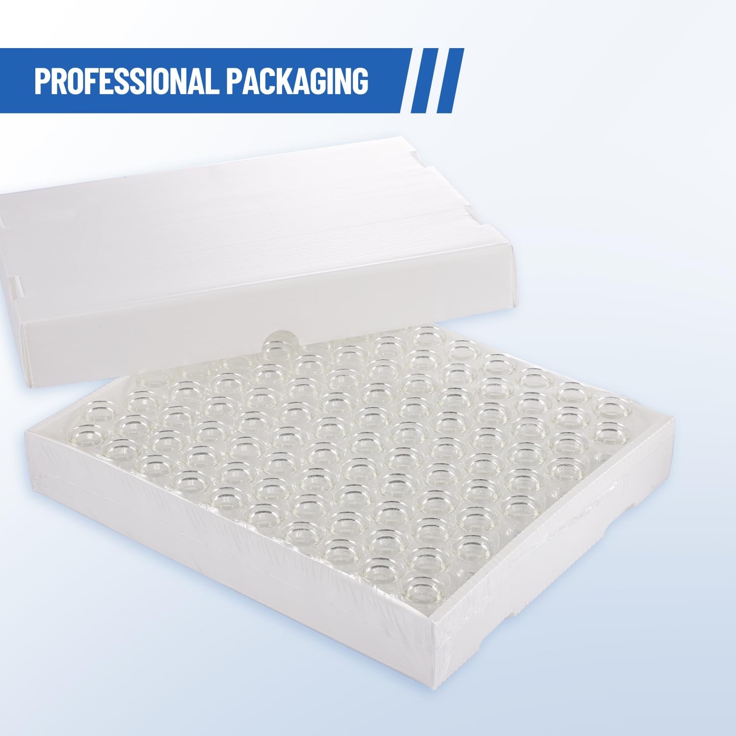 5mL Headspace Vials w/ 20mm Caps 100/200/500/1000 Pack Lab GC Glass Sample Vials