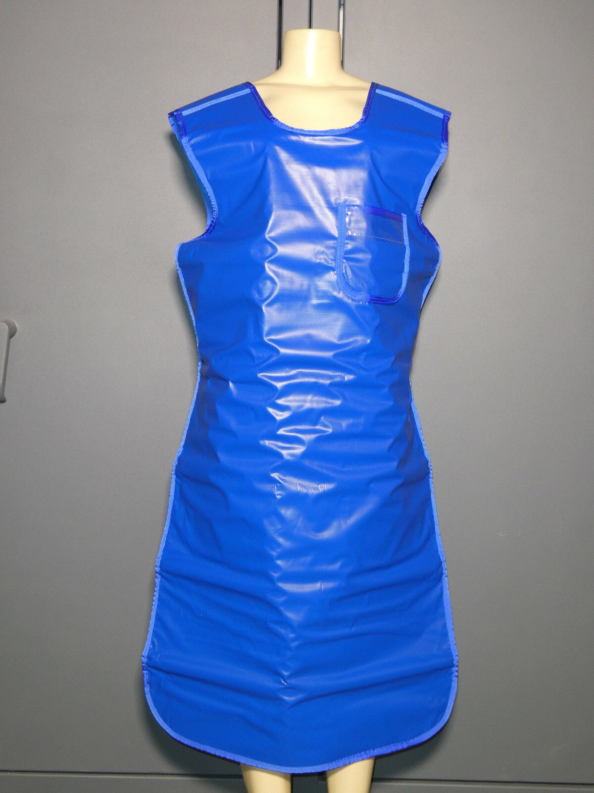 X-Ray Front Protection Apron Unisex Large Tie Up Closure Blue 41″ x 24″