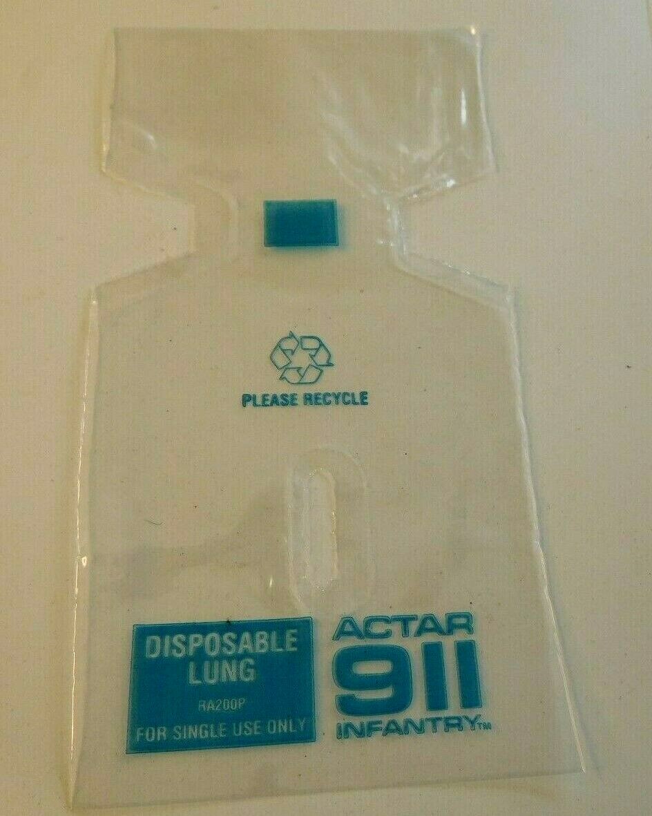 Actar 911 INFANTRY Adult Lungs Pack of 100 New Sealed – Free Shipping from USA