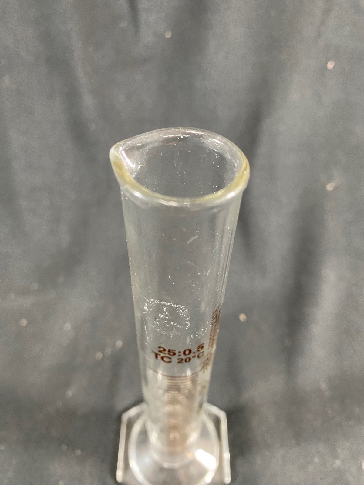 ALDRICH Glass 25mL TC 25:0.5 Graduated Cylinder (2/pk)