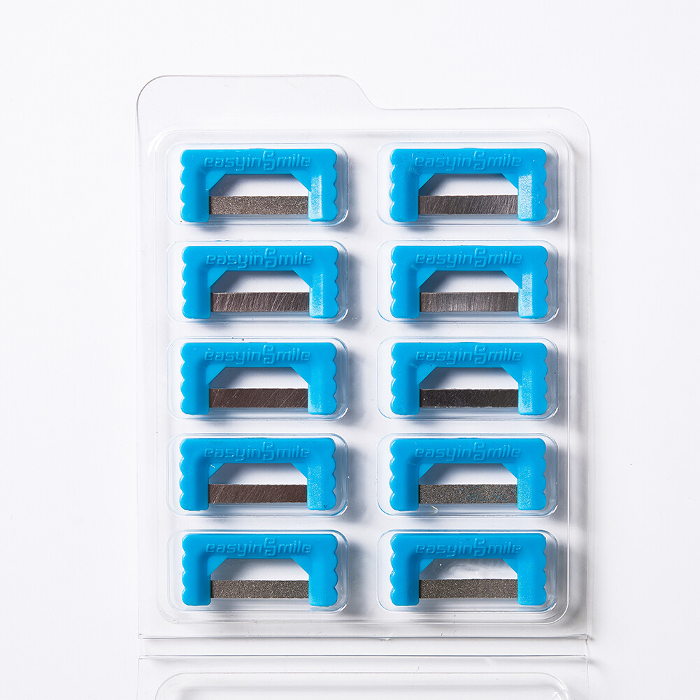 10pc Dental Interproximal reduction strips orthodontic IPR strips 0.1MM serrated