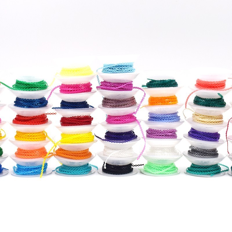 Dental Orthodontic Elastic Rubber Power Chain Braces Bands Short/Long/Close