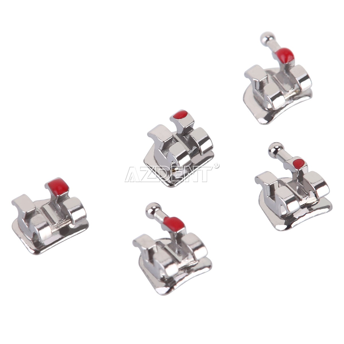 20X Dental Orthodontics Brackets Standard MBT Roth Slot.022/018 Hook 3-4-5 /3