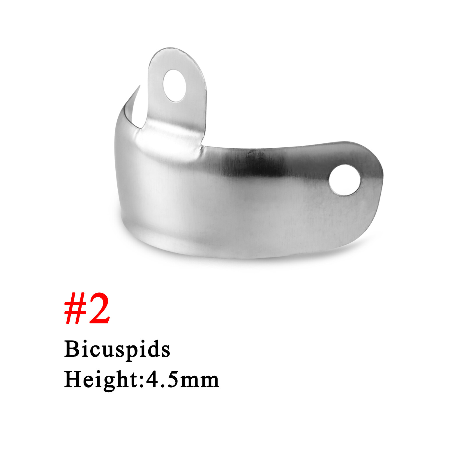 50pcs/Box Dental Metal Matrices Sectional Contoured Matrix Refill Soft Band