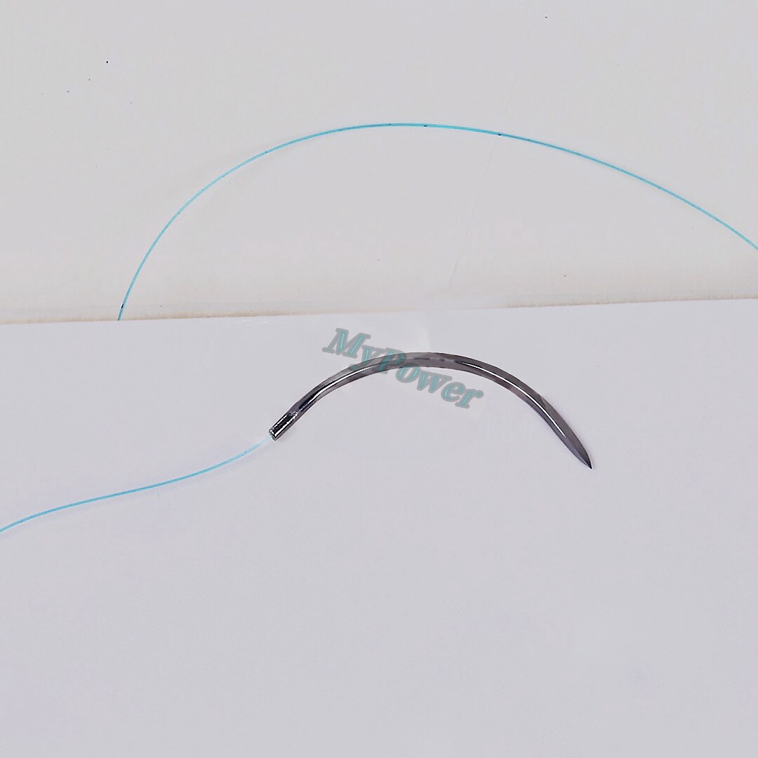 100Pcs Dental Sutures Reverse Suture Metric 1.5 Nylon Monofilament 5-0 4-0 3-0