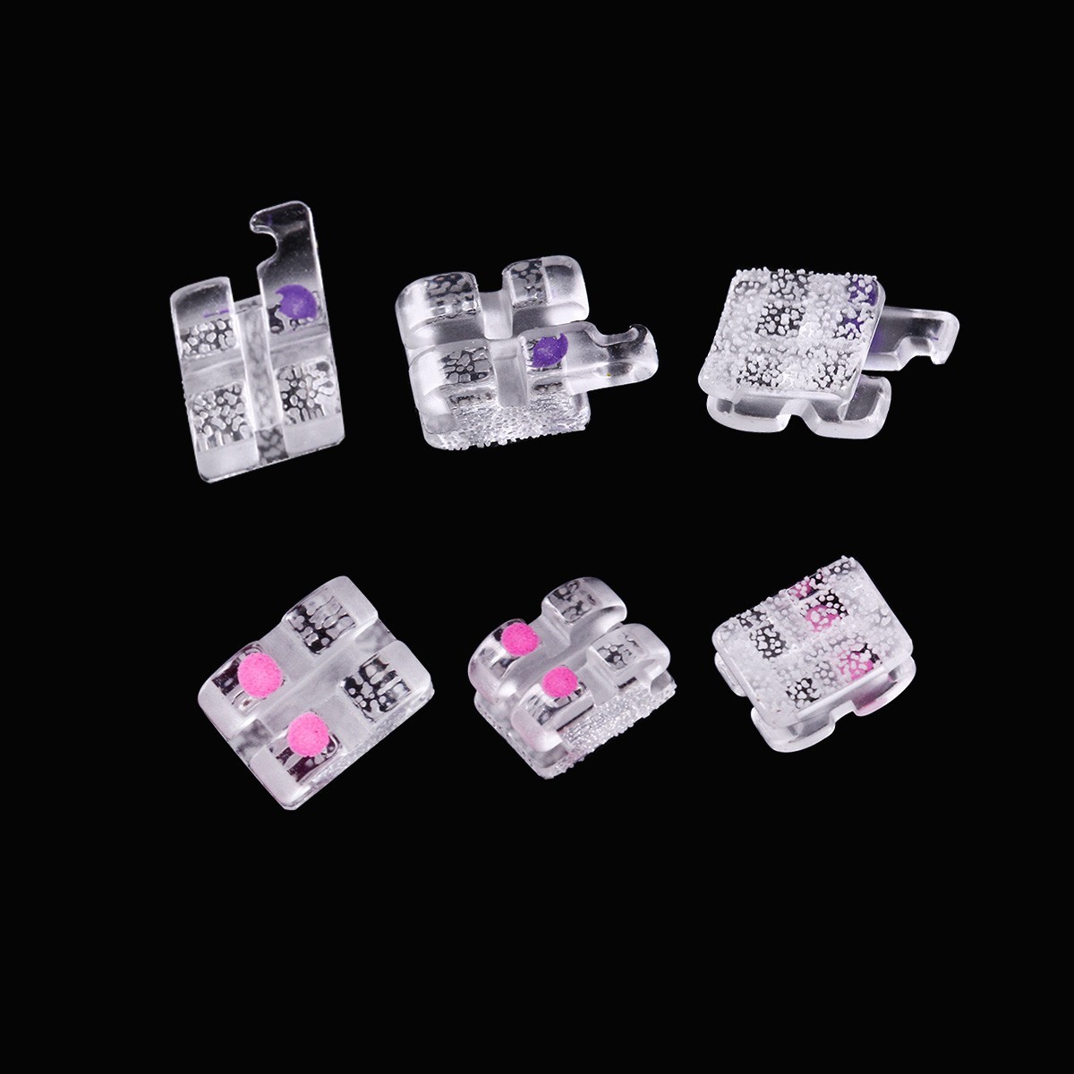 Dental Orthodontic Monocrystalline Sapphire Ceramic Brackets Roth/MBT .022/018
