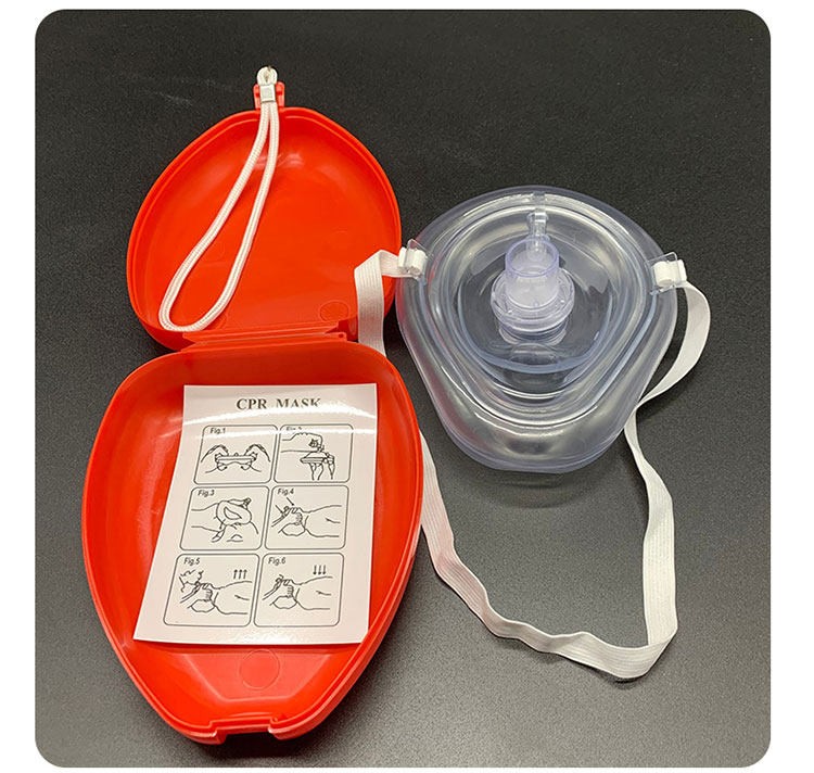 CPR Facemask Rescue Pocket Face Mask First Aid Resuscitation Mouth Shield