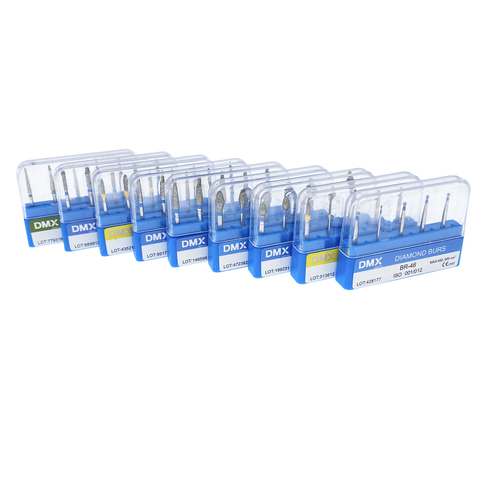 5pc/pack Dental FG Diamond Burs for High Speed Handpiece Friction Grip 1.6MM Bur