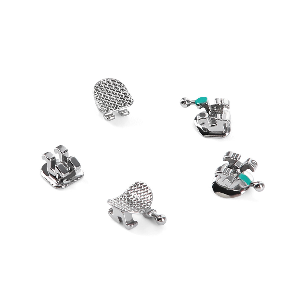 AZDENT PLUS Dental Orthodontic Brackets Braces Mini/Standard Roth/MBT 022/018