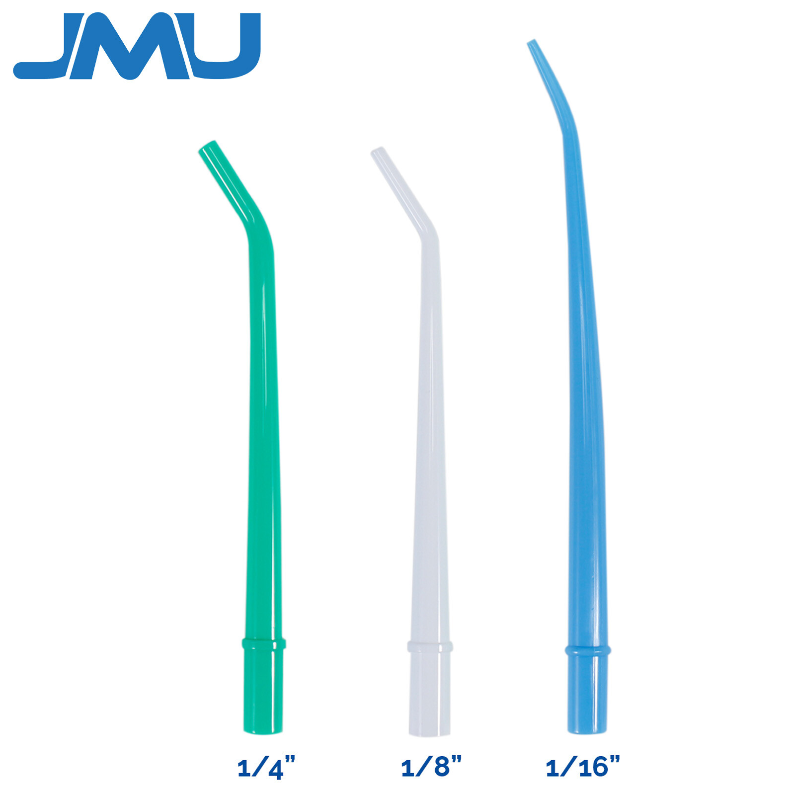 25Pcs/Bag JMU Dental Aspirator Tips Tube Disposable Suction Saliva 1/4″1/8″1/16″