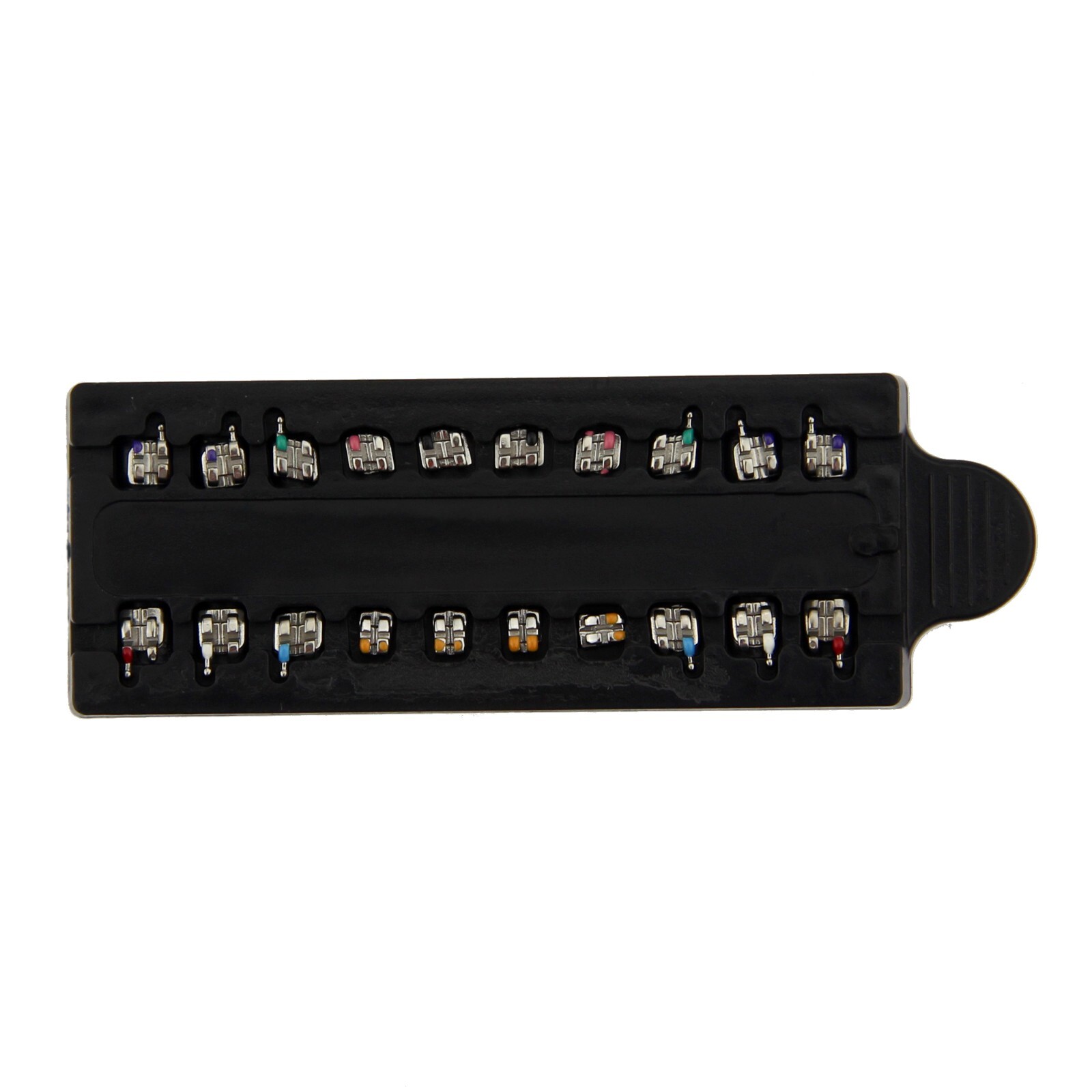 Orthodontic Dental Brackets Brace Mini Roth MBT 018 022 Slot 345 Hooks Metal MIM