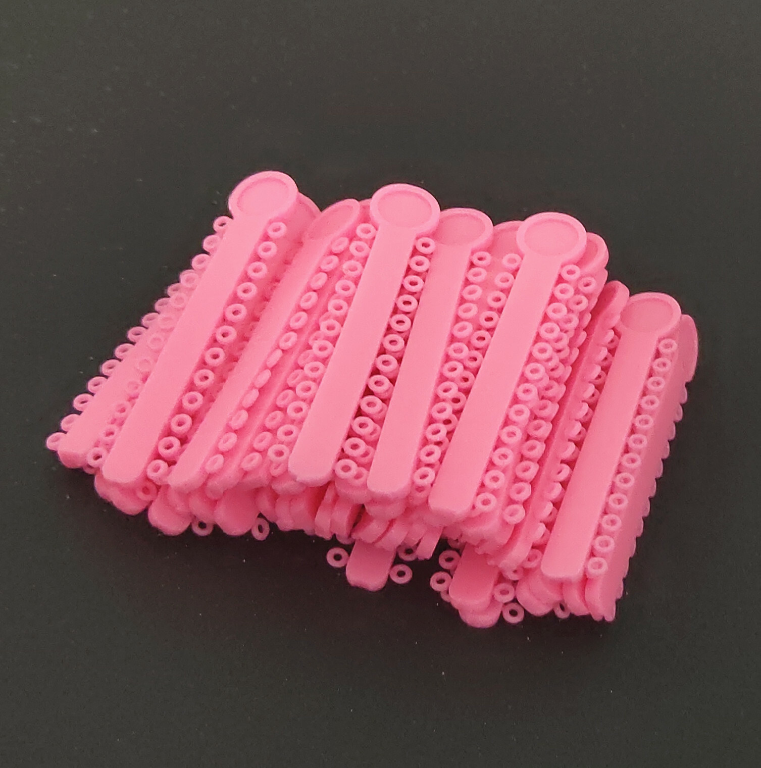 1 Pack 1008 pcs Pink Color Elastic Ligature Ties Rubber Bands 1008Pcs/Pack