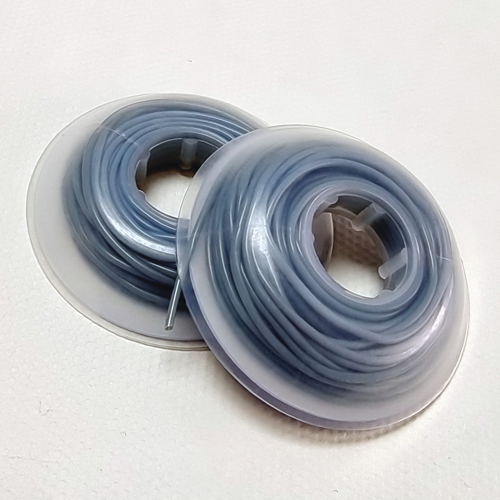 2x Orthodontic Archwire Sleeve Elastic Protective Tube Dental Wires Bracket Gray