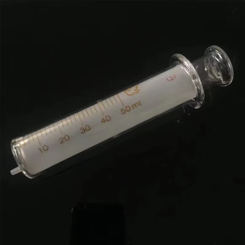 Lab Disposable Glass Injection Syringe Glass Liquid Injector Transfer Pipette