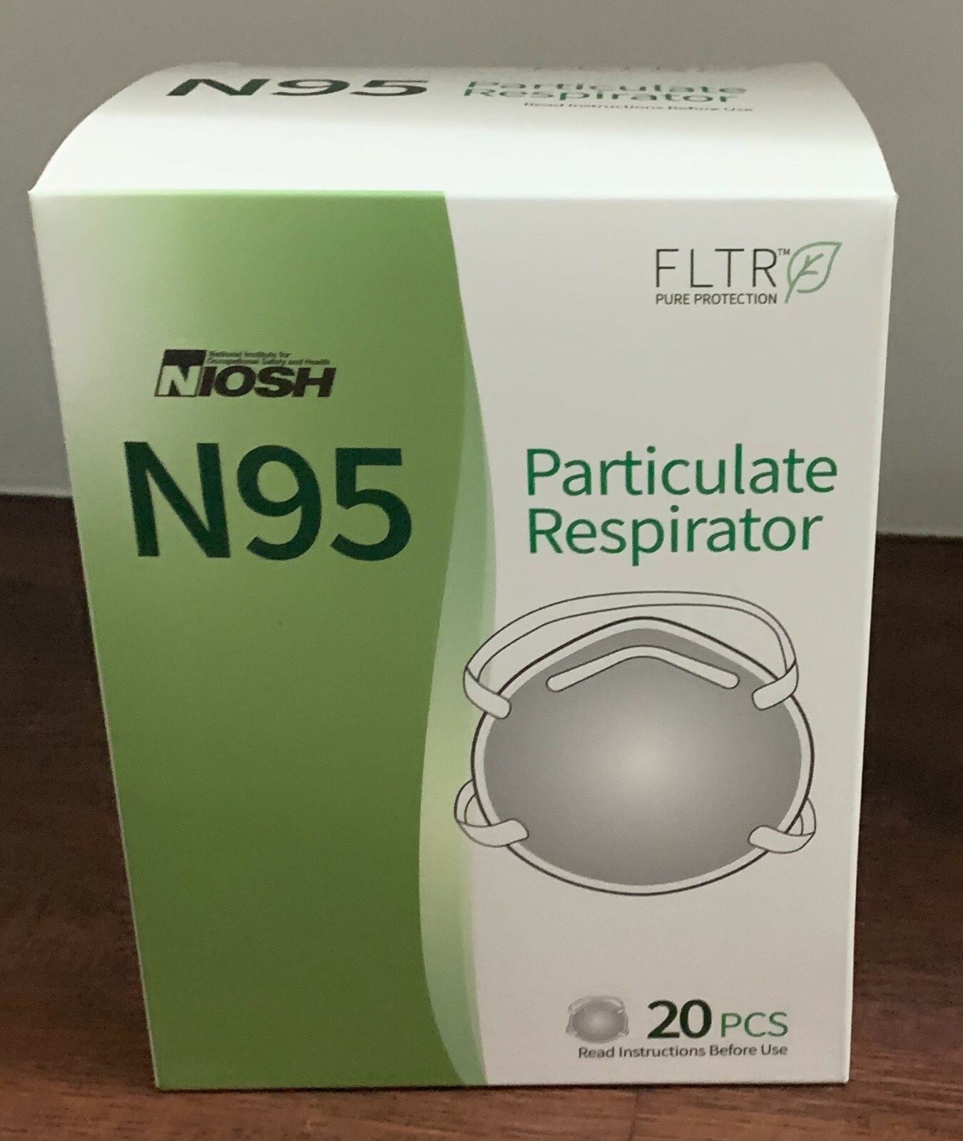 40 BOXES LOT FLTR NIOSH Certified 20 in one box N95 Respirator Face Masks