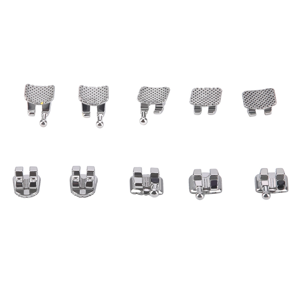 Dental Orthodontic Brackets Braces Mini MBT Roth.022 Hook 345 /NITI Arch Wires