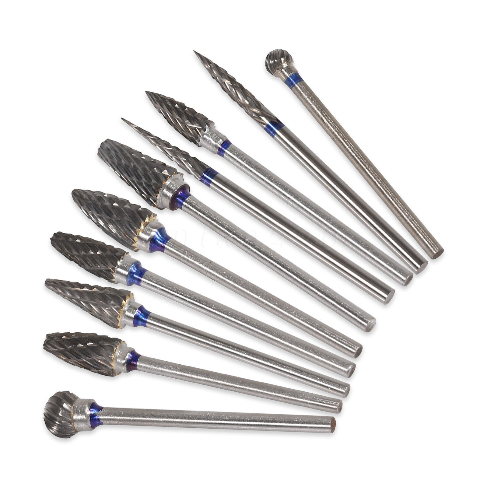 10 Pcs HP Tungsten Steel Carbide Cutter Dental Denture Burs Lab Drill Polisher P