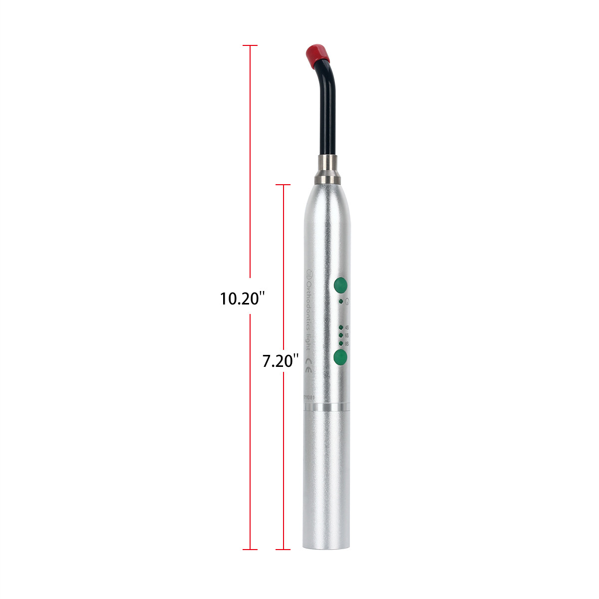 Dental Wireless Orthodontics LED Curing Light Resin Cure Lamp 8s/6s/4s 2000mw/c㎡