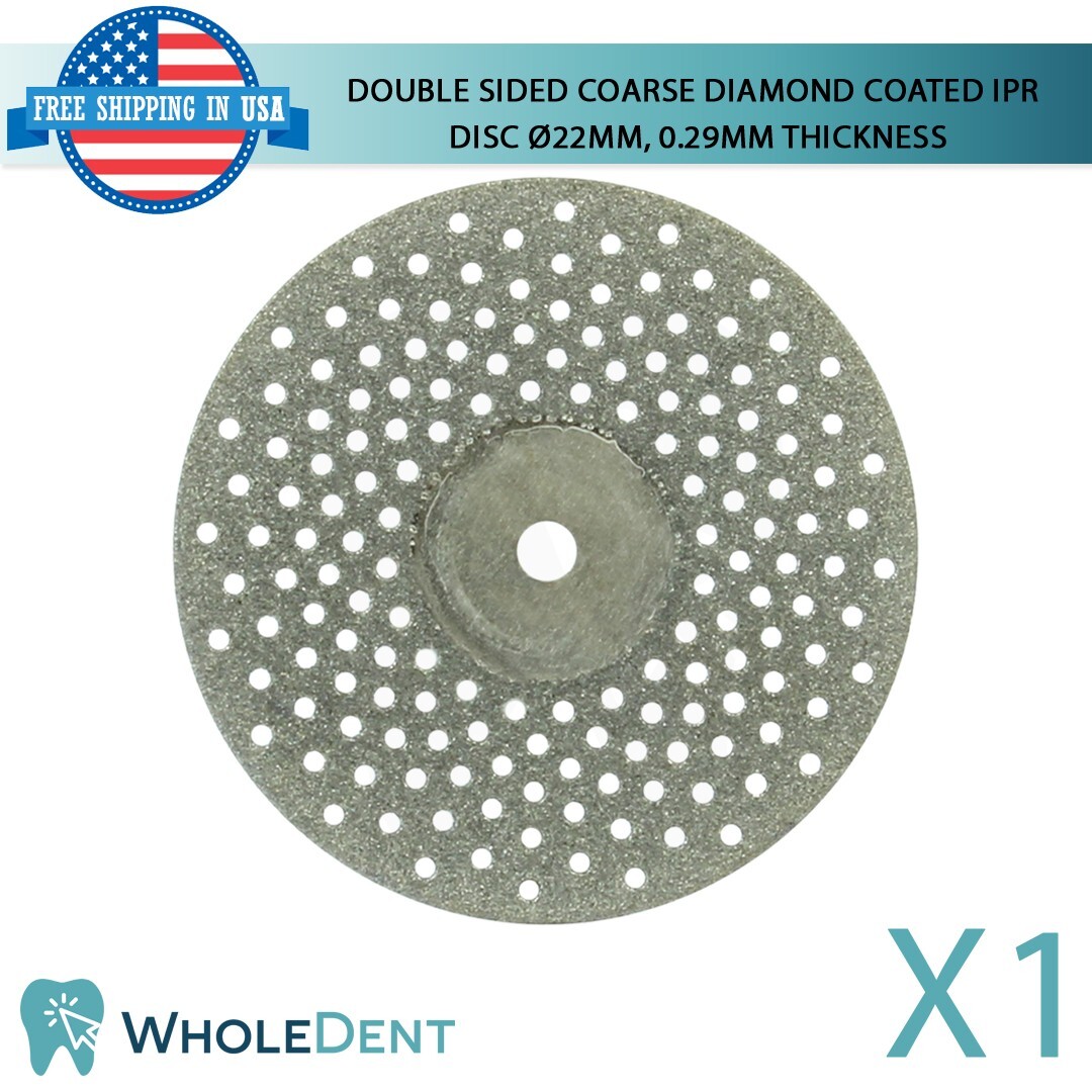 Ortho Dental Coarse Double Sided Diamond Coated Disc IPR Separator Ø22mm, 0.29