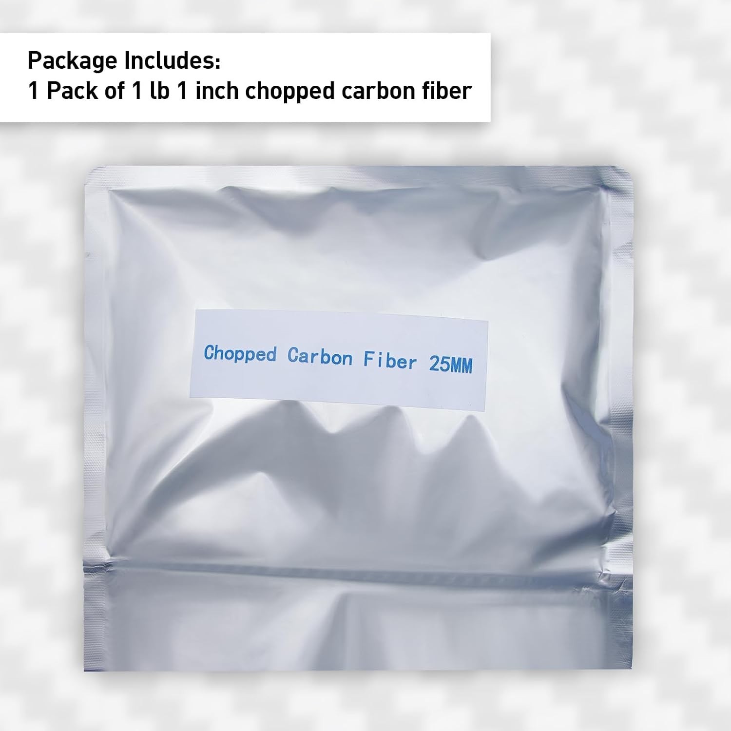 Chopped Carbon Fiber Flakes 1 Inch 1lb High Strength Forging Composite