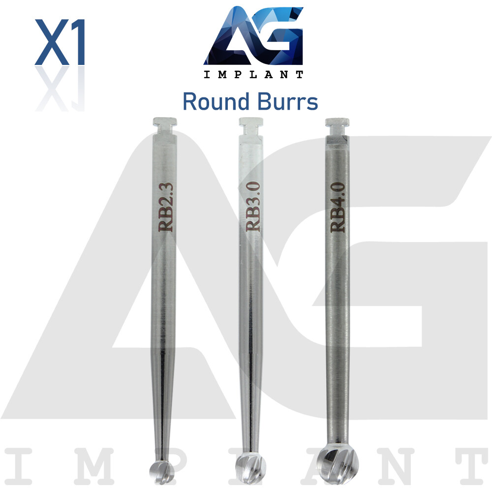 Round Burs External Irrigation Sur gical Tools Drills Instrument Dental