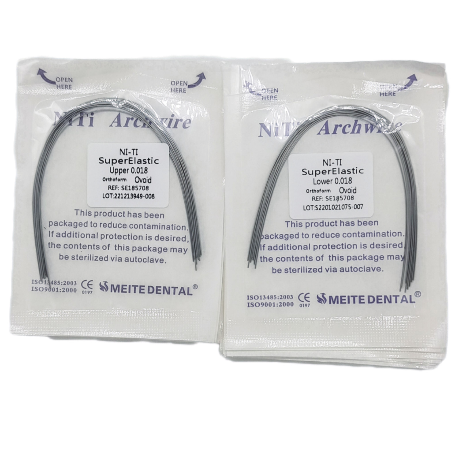 Dental Orthodontic Braces Brackets Metal Mini Roth.022 Hook 345 NITI Arch Wires
